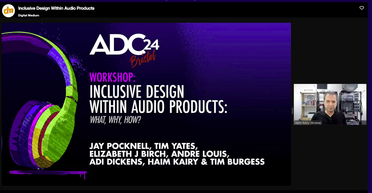 Audio Developers Conference 2024 Music Accessibility Video Image