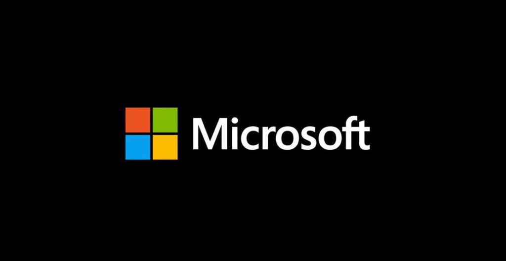 Microsoft logo.