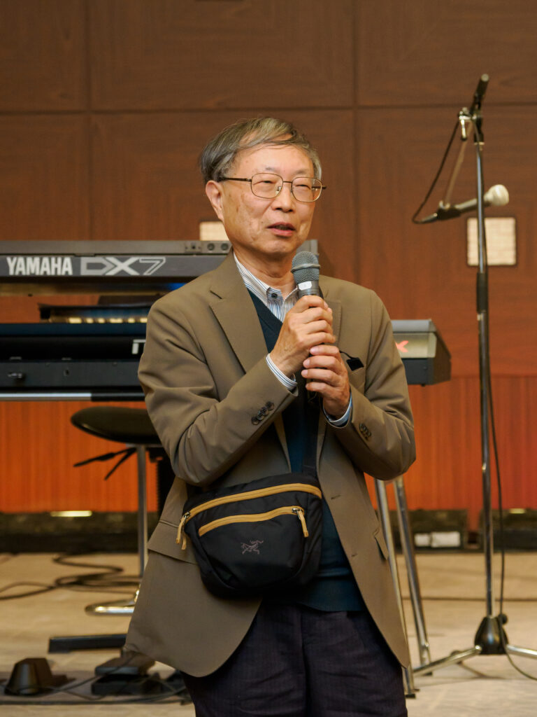 Tetsuo Nishimoto at Yamaha 50th Anniversary party