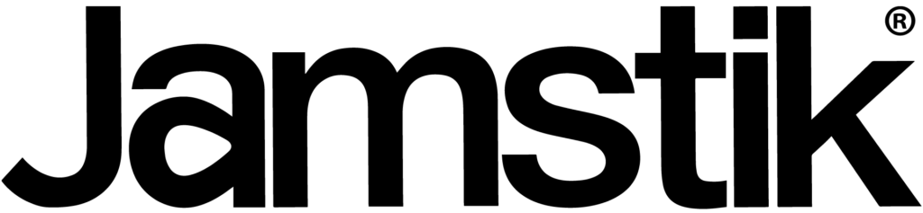 The word Jamstik is displayed in bold, black, modern lowercase letters on a white background.