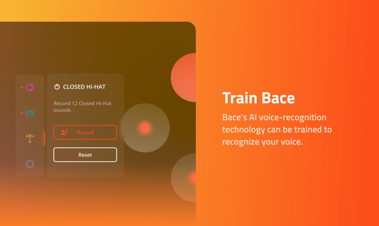 Bace's AI voice-recognition technology can be trained to recognize your voice.