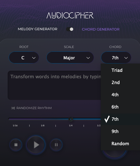 Chord generator