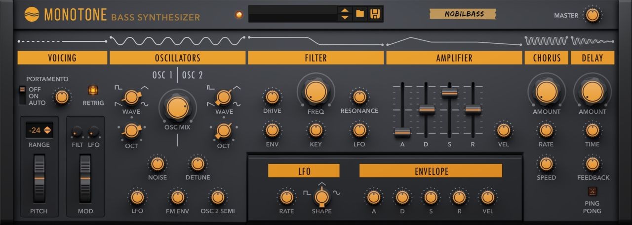 Monotone VST interface